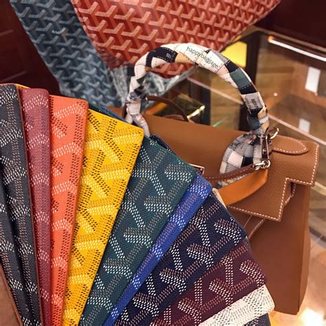 goyard pouch colors|goyard prints for sale.